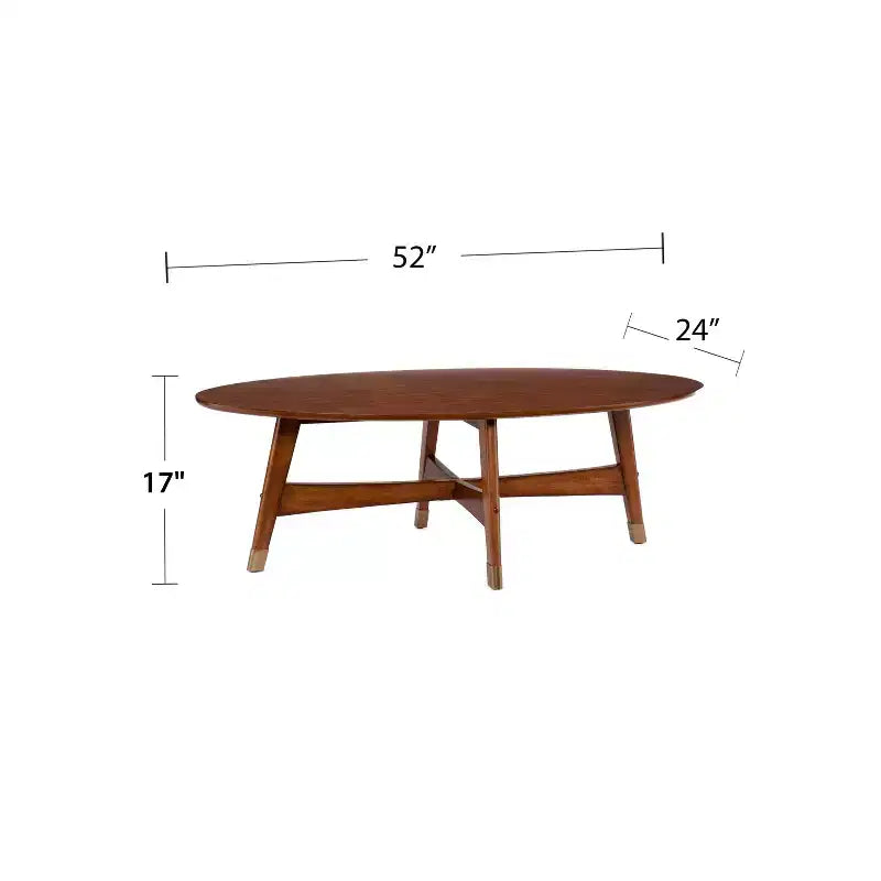 Tavolino da Caffè Moderno Mid-Century - Marrone