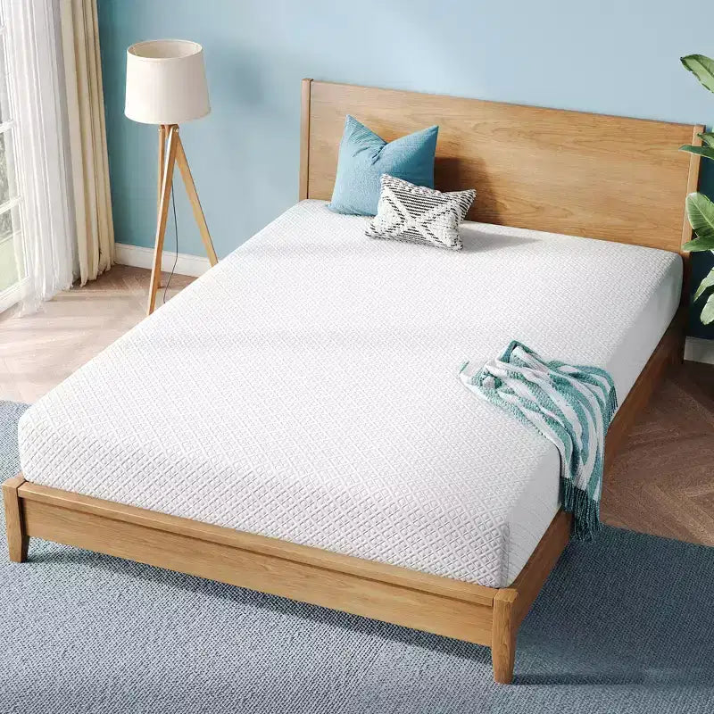 Materasso, Materasso in Memory Foam con Gel Rinfrescante, Carbone di Bambù a 2 Strati e Schiuma di Supporto per il Comfort del Sonno