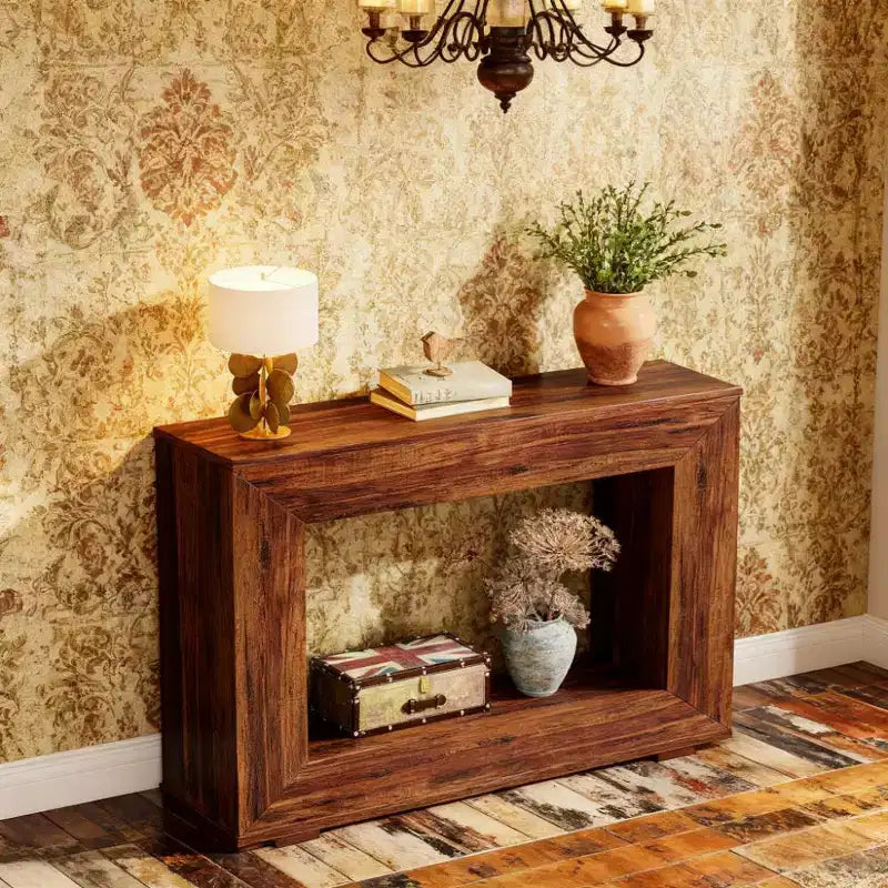 47 Tavolino laterale rustico in legno stile rustico