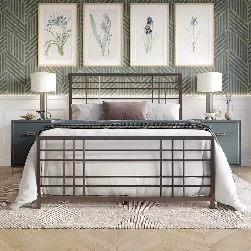 Letto in metallo